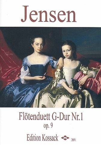 Duett G-Dur op.9 Nr.1 für 2 Flöten Partitur und Stimmen