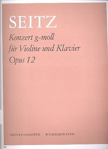 Konzert g-Moll Nr.3 op.12 für Violine und Klavier Konzert g-Moll Nr.3 op.12 für Violine und Klavier