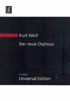 Cover Weill, K: Der neue Orpheus