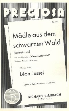 Cover Mädle aus dem schwarzen Wald: für Salonorchester