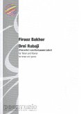 3 Rubaji für Gesang und Klavier 3 Rubaji für Gesang und Klavier