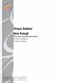 Cover 3 Rubaji für Gesang und Klavier