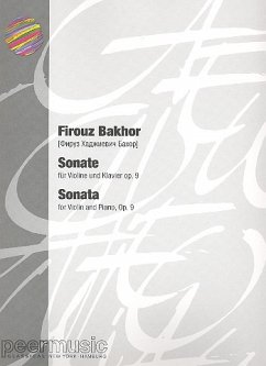 Cover Sonate op.9 für Violine und Klavier