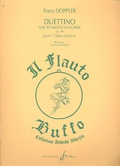 Cover Duettino sur des motifs hongrois op.36 pour 2 flűtes et piano