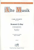 Konzert G-Dur für Flöte und Streicher für Flöte und Klavier