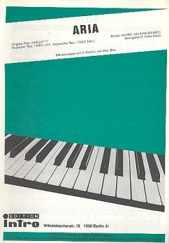 Cover Aria: Einzelausgabe Gesang und Klavier (it/dt/en)