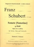Sonate g-Moll op.137,3 für Violine, Viola und Violoncello Partitur und Stimmen
