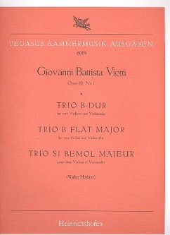 Cover Trio für 2 Violinen und Violoncello Partitur und Stimmen