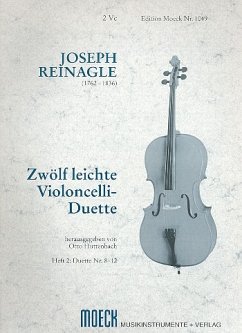 Cover 12 leichte Duette Band 2 (Nr.8-12) für 2 Violoncelli 2 Spielpartituren