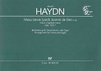 Missa brevis Sancti Joannis de Deo B-Dur Hob.XXII:7 für Soli, gem Chor und Orchester für gem Chor und Orgel, Partitur