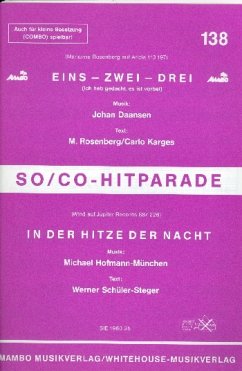 Cover Eins Zwei Drei + In der Hitze der Nacht: für Salon-Orchester