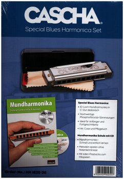 Cover Special Blues Harmonica Set (+QR-Code/deutsch) Buch und Instrument