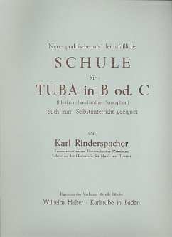 Cover Leichtfassliche Schule für Tuba in B oder C (Helikon, Bombardon, Sousaphon)