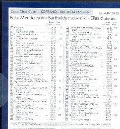 Cover Elias MWVA25 - Chorstimme Sopran Playalong-CD