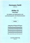 Afrika (I) - Okavango für Kalimba, Regenmacher und Streichquartett (Streichorchester) Partitur Afrika (I) - Okavango für Kalimba, Regenmacher und Streichquartett (Streichorchester) Partitur