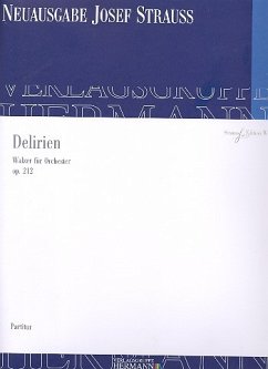 Cover Delirien op.212 Walzer für Orchester Partitur