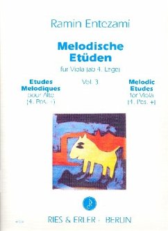 Melodische Etüden Band 3 für Viola (ab 4. Lage)