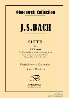 Cover Suite Nr.2 BWV1008 für Englischhorn (Oboe) solo