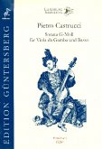 Sonate g-Moll für Viola da gamba und Bc Partitur und Stimmen (Bc ausgesetzt)