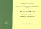 8 Sonaten für Tasteninstrumente 8 Sonaten für Tasteninstrumente