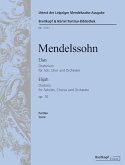 Elias op.70 für Soli, gem Chor und Orchester Partitur (dt/en)