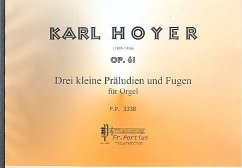 Cover 3 kleine Präludien und Fugen op.61 für Orgel
