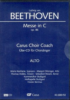 Messe C-Dur op.86 - Chorstimme Alt Playalong-CD