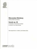 Sonate op.28 für Klarinette in A (Viola) und Klavier Violastimme mit Fingersätzen und Aufführungshinweisen Sonate op.28 für Klarinette in A (Viola) und Klavier Violastimme mit Fingersätzen und Aufführungshinweisen