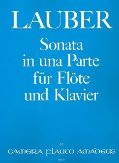 Cover Sonata in una parte op.50 für Flöte und Klavier