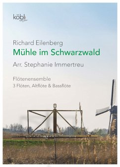 Cover Mühle im Schwarzwald für Flöten-Ensemble (5 Spieler) Partitur und Stimmen