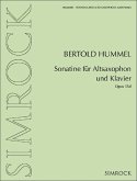 Sonatine für Altsaxophon und Klavier Sonatine für Altsaxophon und Klavier