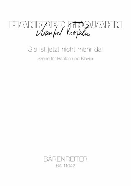 Sie ist jetzt nicht mehr da!