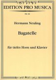 Bagatelle für tiefes Horn und Klavier