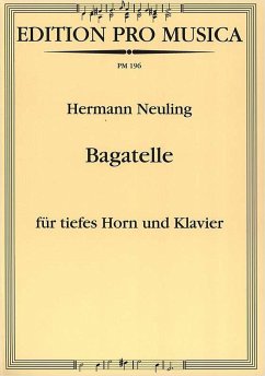 Cover Bagatelle für tiefes Horn und Klavier