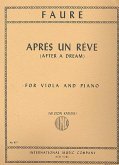 Aprés un ręve for viola and piano Aprés un ręve for viola and piano