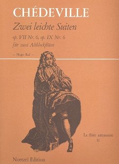 Cover 2 leichte Suiten op.7,6 und op.9,6 für 2 Altblockflöten Spielpartitur