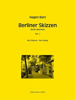 Cover Berliner Skizzen Band 1 für Gitarre