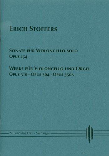 Werke für Violoncello solo und Violoncello und Orgel Partitur und Stimme