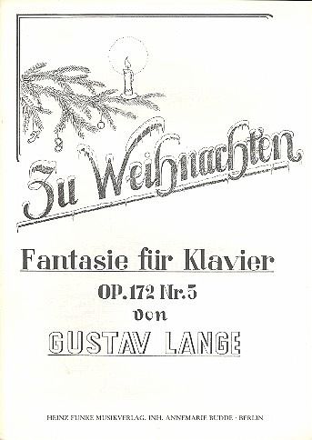 Zu Weihnachten op.172,5 für Klavier
