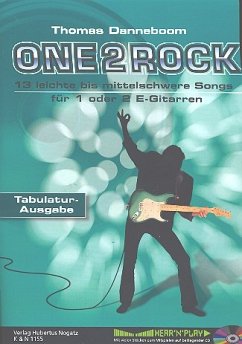 Cover One 2 Rock (+CD) für 1 oder 2 E-Gitarren Spielpartitur Tabulatur