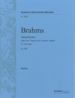 Cover Variationen über ein Thema von Joseph Haydn op.56a für Orchester, Partitur