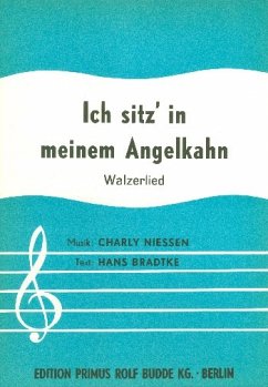 Cover Ich sitz in meinem Angelkahn: Einzelausgabe Gesang und Klavier