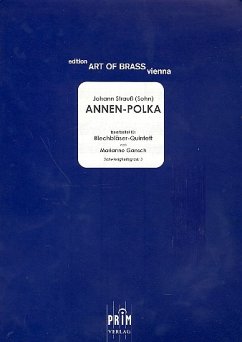 Cover Annen-Polka für 2 Trompeten, Horn, Posaune und Tuba Partitur und Stimmen