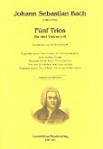 5 Trios für 3 Violoncelli Partitur und Stimmen 5 Trios für 3 Violoncelli Partitur und Stimmen