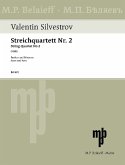 Streichquartett Nr.2 Partitur und Stimmen