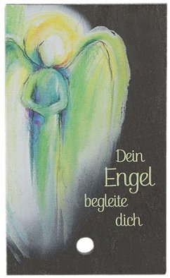 Schieferrelief 'Dein Engel begleite dich'