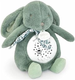 Cover Nachtlicht Sterne & Musik, Hase salbeigrün 19cm