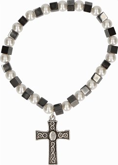 Cover Armband aus Kunststoff- und Metallperlen