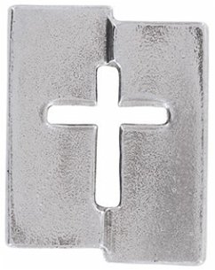 Cover Kreuzplakette aus Neusilber