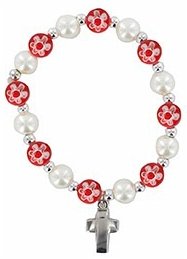 Cover Armband mit Blumenperlen